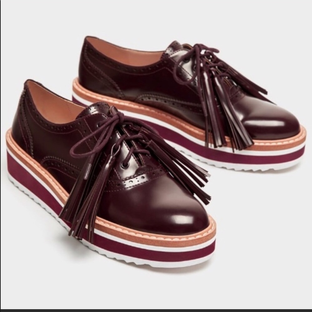 Zara platform shoes